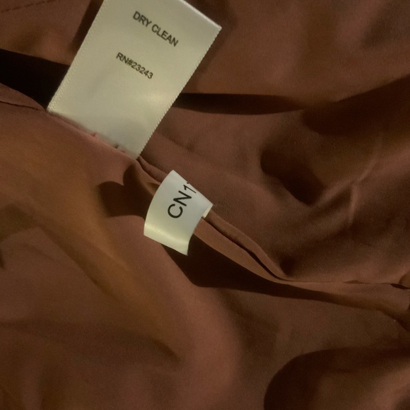 Soho - salmon color soft corduroy cropped 1 button blazer. Sz M - Picture 7 of 7